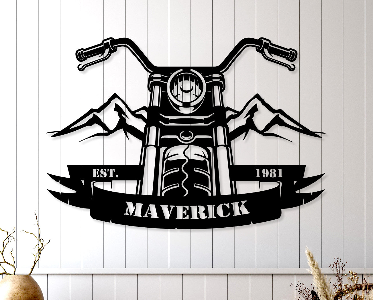 Harley Mountain Scenic | Custom Name Metal Sign
