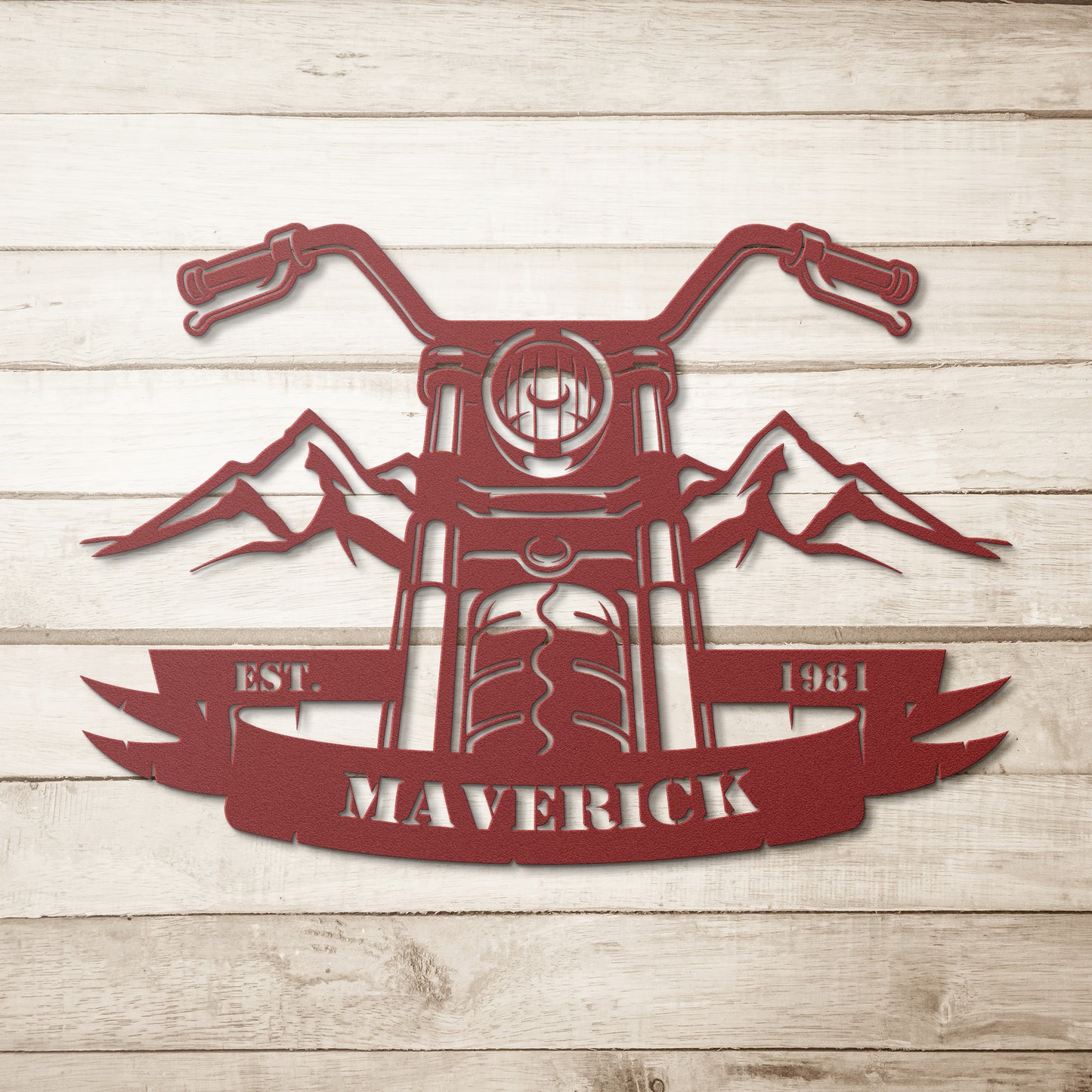 Harley Mountain Scenic | Custom Name Metal Sign