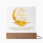 PERSONALIZED LOVE YOU TO THE MOON AND BACK | MOM ACRYLIC PLAQUE