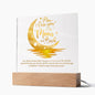 PERSONALIZED LOVE YOU TO THE MOON AND BACK | MOM ACRYLIC PLAQUE